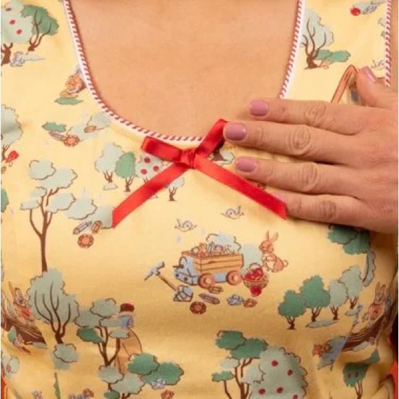 STITCH SHOPPE LOUNGEFLY DISNEY SNOW WHITE Forest Print “Olivia” TANK DRESS! NWT! - Picture 5 of 10